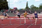 Hurdles at the Annual Inter-Counties Schools, Cleveland v Cumbria v Durham v Northumberland at Claireville Stadium, Middlesbrough